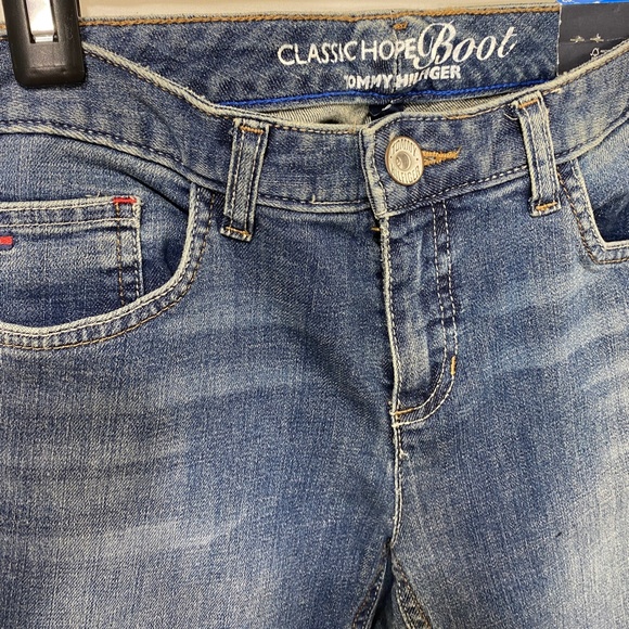 🌟LAST CHANCE 🌟 Tommy Hilfiger Boot Cut Mid Rise Denim Blue Jeans - Picture 3 of 6